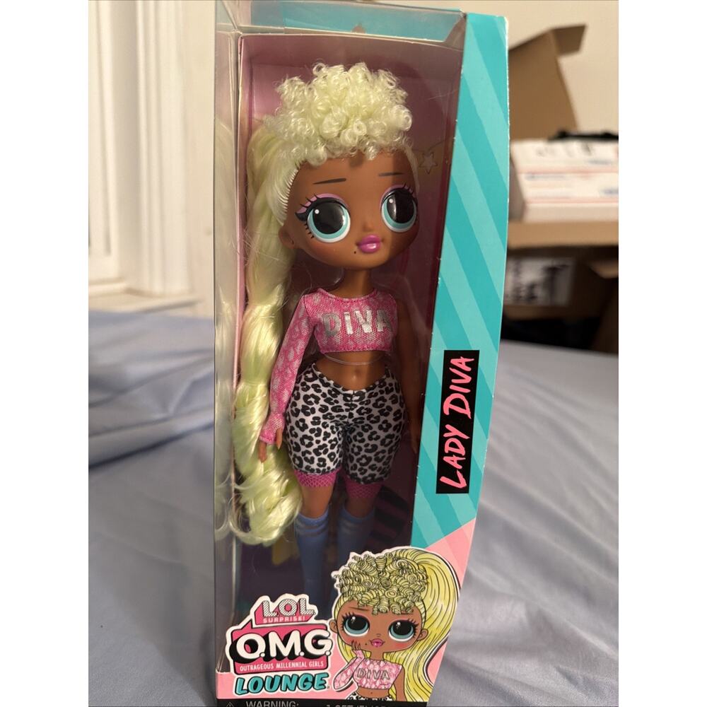 lol Surprise Omg Lady Diva Fashion Doll Series 1 Lounge Edition -New
